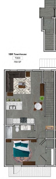 1 Bedroom 1 Bath Townhome Flat Woodring Apartments Lake Charles